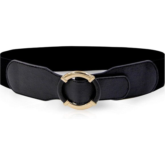 Women Shawl Wrap Poncho Ruana Cape Open Front Cardigan with Belt Black Sandstone - Picture 3 of 5